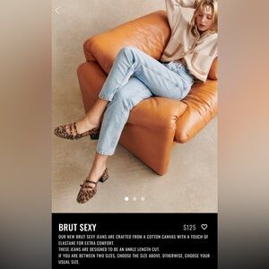 Sézane Brut Sexy in Edge Blue sz 48